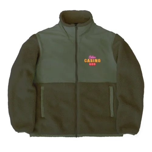 CASINO GODオリジナルロゴグッズ Boa Fleece Jacket