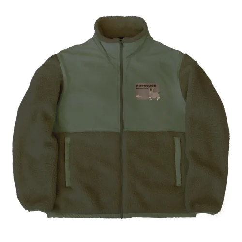 パステルデザイン 黒鹿毛 Boa Fleece Jacket