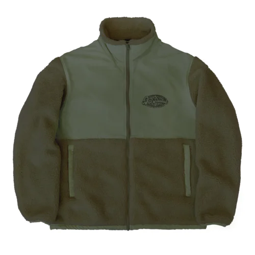 Def Studio LOGO Goods モノクロ Boa Fleece Jacket