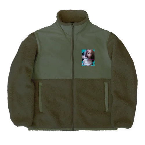LOST SOUL BLOSSOM ♥ Boa Fleece Jacket