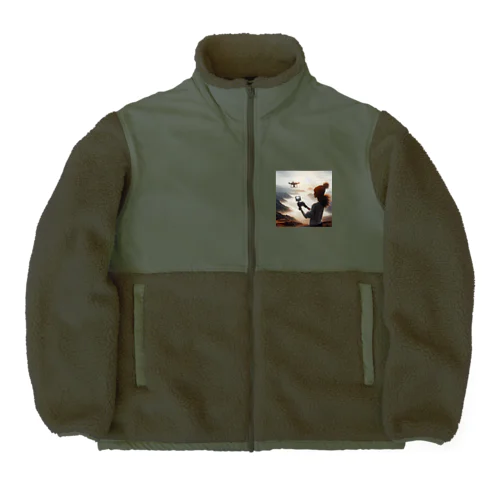 ドローンの自然の偉大さを。 Boa Fleece Jacket