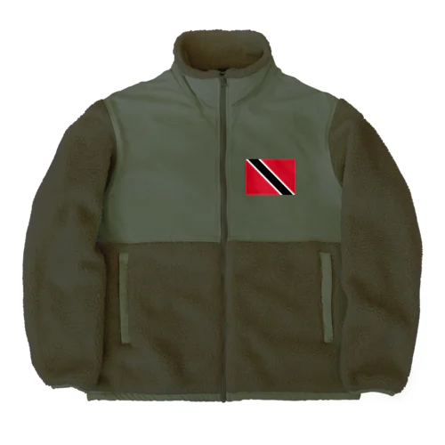 トリニダード・トバゴの国旗 Boa Fleece Jacket