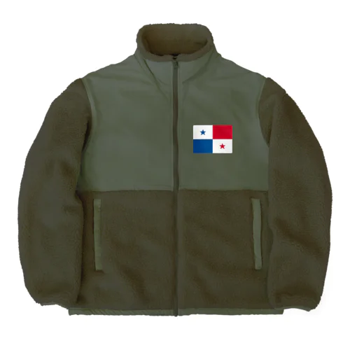 パナマの国旗 Boa Fleece Jacket