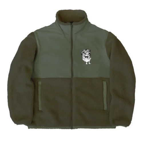 アヒルのファニー(うさぎのラビのお友達) Boa Fleece Jacket