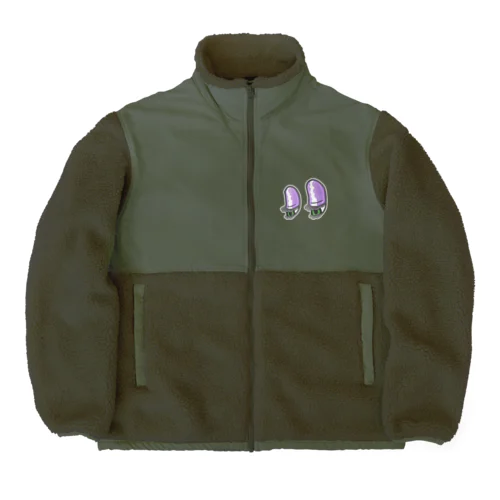 お目目が死んでる Boa Fleece Jacket