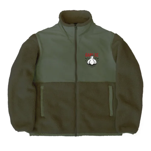 にんにく　ずっと一緒 Boa Fleece Jacket