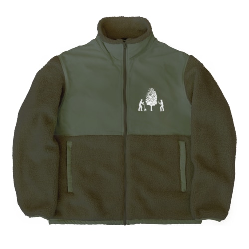 単ロゴ Boa Fleece Jacket