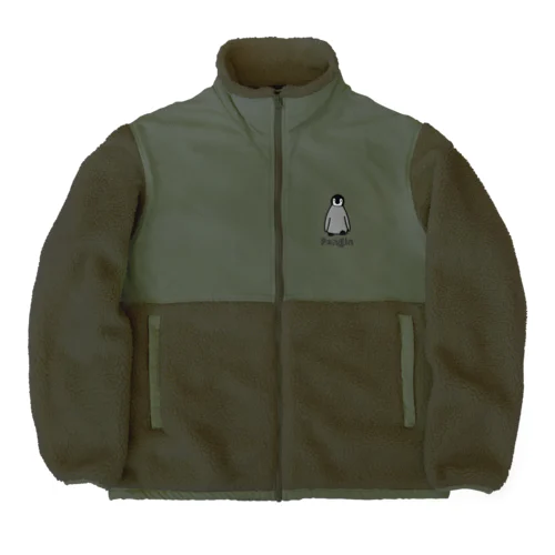 Pengin (ペンギン) 色デザイン Boa Fleece Jacket