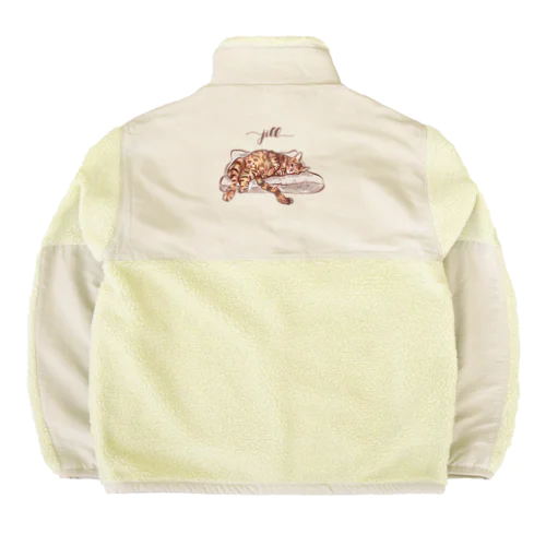 ベンガル猫のジルちゃん Boa Fleece Jacket