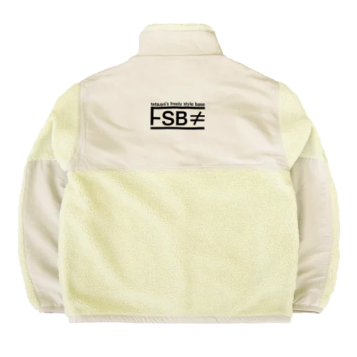 【tetsuya's freele style base】ロゴ　サーモタンブラー Boa Fleece Jacket