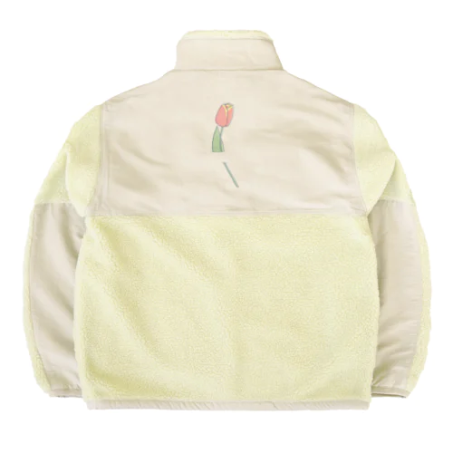 えびら　チューリップ Boa Fleece Jacket