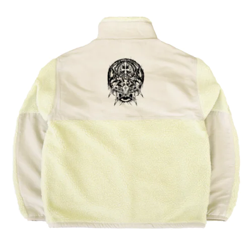 聖痕　黒 Boa Fleece Jacket