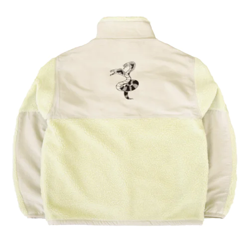 #双頭のコブラ Boa Fleece Jacket