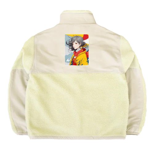 大正レトロJYOSI Boa Fleece Jacket