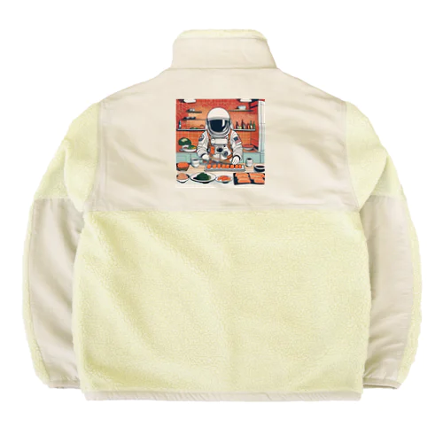 スペースクッキング 寿司編 Boa Fleece Jacket