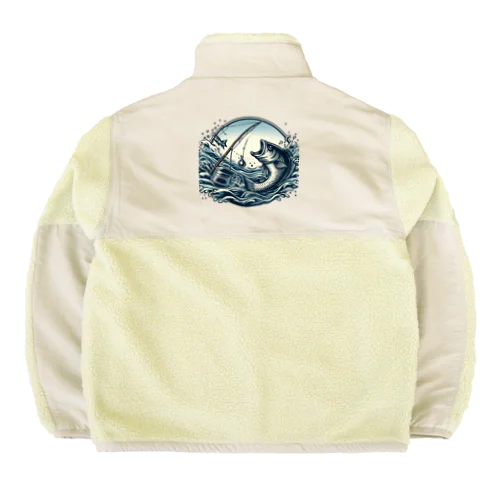 大漁の瞬間 Boa Fleece Jacket