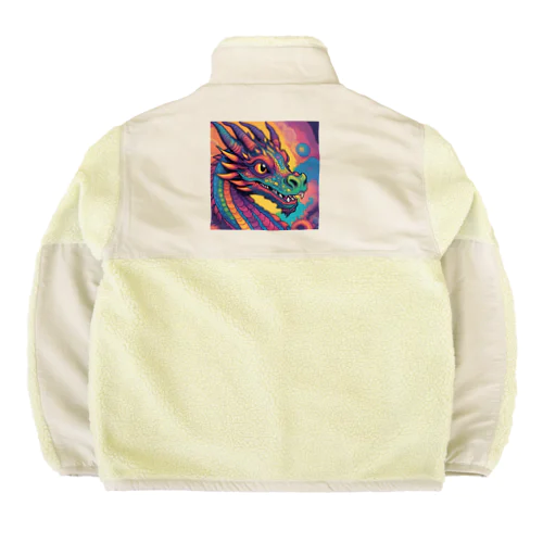 サイケドラゴン Boa Fleece Jacket