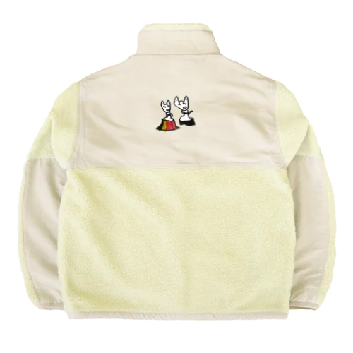 おやまのきつねのおんなのこ Boa Fleece Jacket