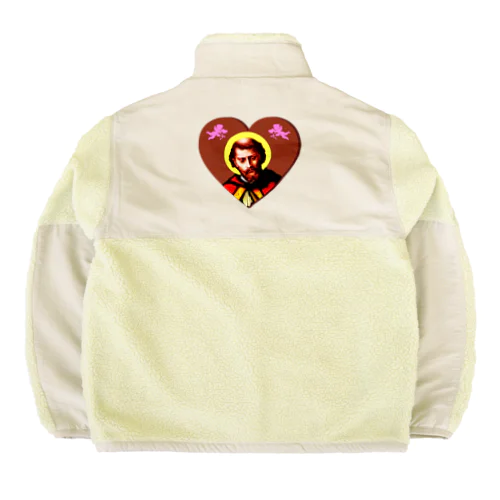 聖バレンタインチョコレート Boa Fleece Jacket