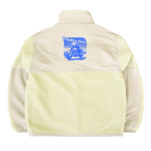 パンダライダー!(ブルー) Boa Fleece Jacket