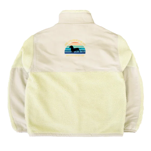 わんちゃん　ダックスフンド Boa Fleece Jacket