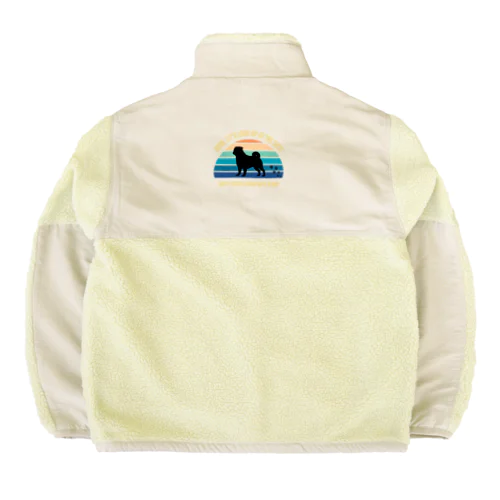 わんちゃん　パグ Boa Fleece Jacket