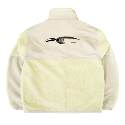 シロナガスクジラ標本 Boa Fleece Jacket