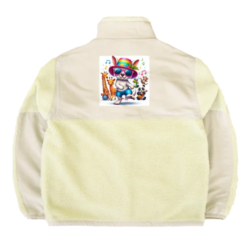 ダンシングアニマル Boa Fleece Jacket