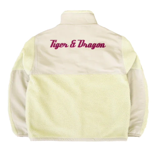 TIGER ＆ DRAGON ボアフリースジャケット