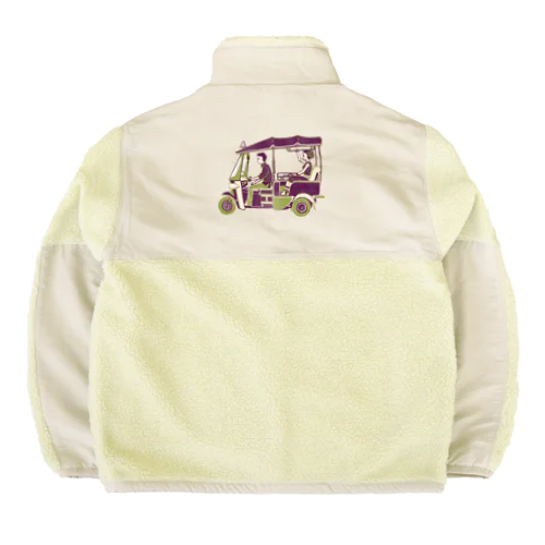 【タイの人々】トゥクトゥク Boa Fleece Jacket