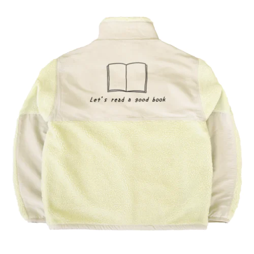 良書を読もう Boa Fleece Jacket