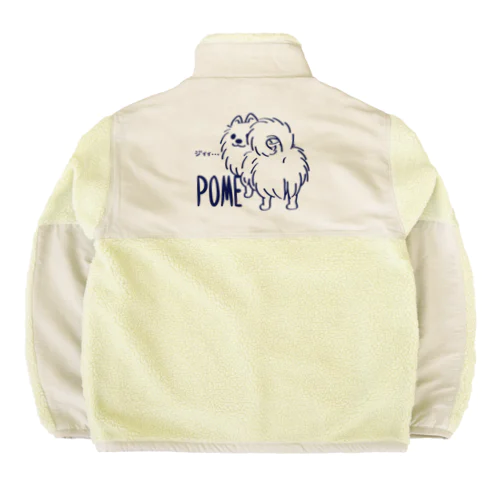 **いつも見ているポメラニアンA Boa Fleece Jacket