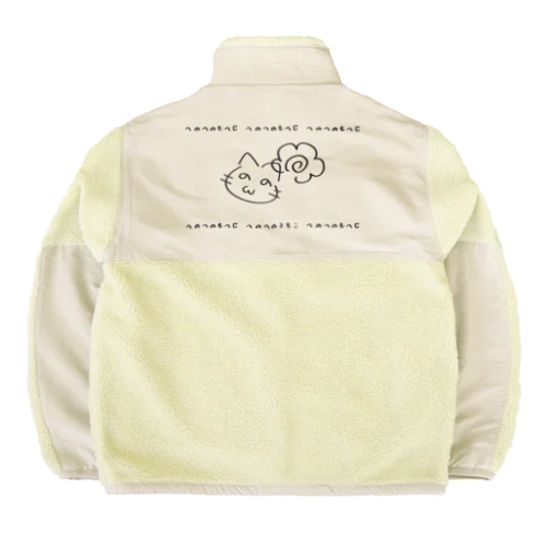 へのへのろもこ Boa Fleece Jacket