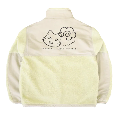 似顔絵へのへのろもこ*D Boa Fleece Jacket