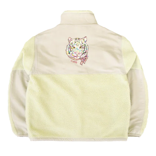 虎（パターン） Boa Fleece Jacket