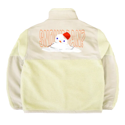 SNOWMAN? Boa Fleece Jacket