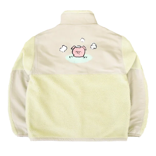 ブーさん温泉 Boa Fleece Jacket