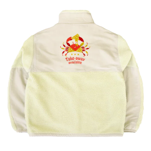 【英語】テイクアウトできます Boa Fleece Jacket