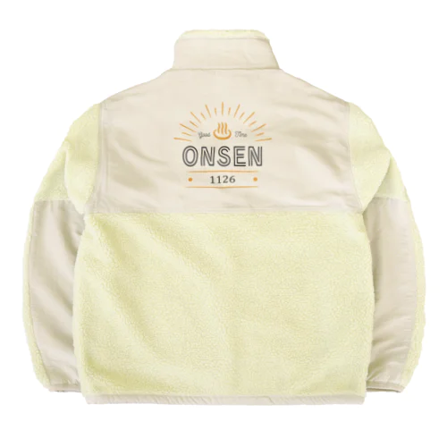 ONSEN ボアフリースジャケット