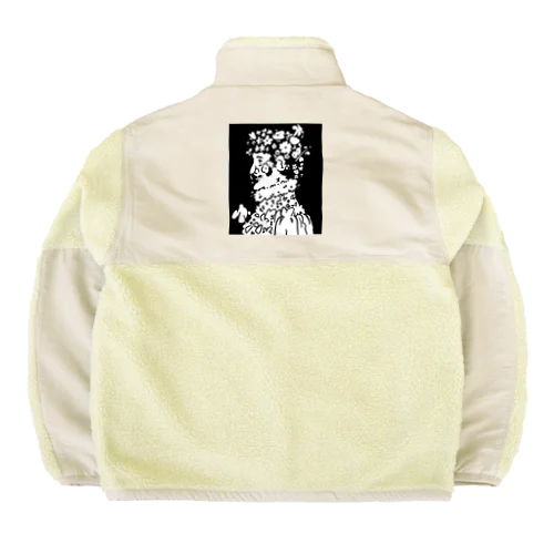 春_アルチンボルド四季 Boa Fleece Jacket