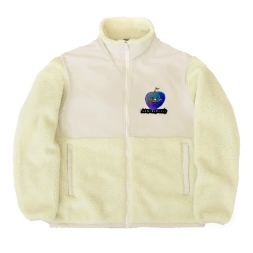 サイケデリックアップル(Psychedelic apple) Boa Fleece Jacket