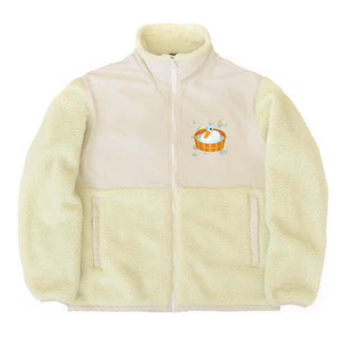 ほわほわ水浴びコールダック♪ Boa Fleece Jacket