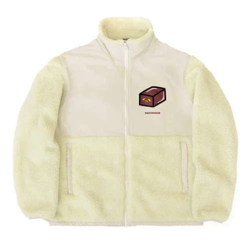 くりようかんパンダ Boa Fleece Jacket