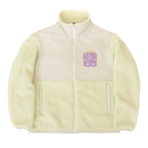 うずうずハジチ Boa Fleece Jacket