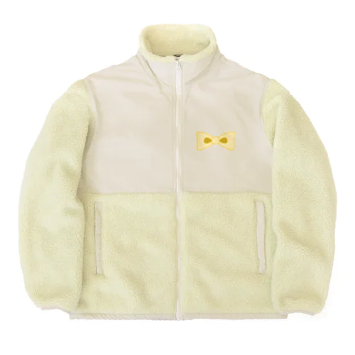 黄色いリボン Boa Fleece Jacket