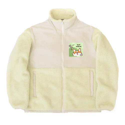 PLAY WITH ME Boa Fleece Jacket