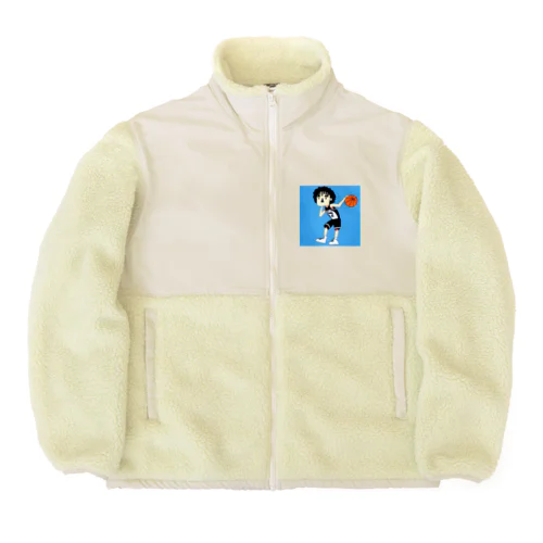 バスケットくん Boa Fleece Jacket