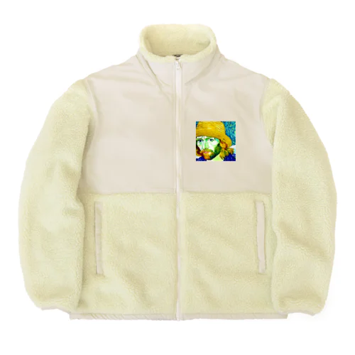 カードコバーン　ゴッホの世界へ Boa Fleece Jacket