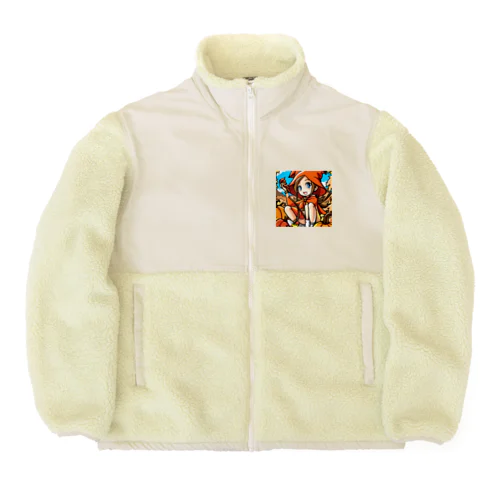 魔法少女はるか Boa Fleece Jacket