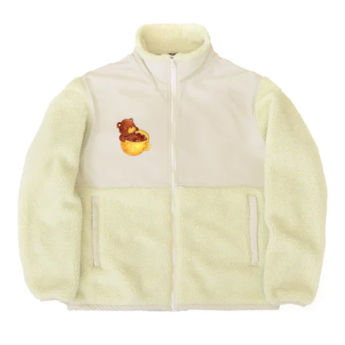 ドリンクマ　コーヒー Boa Fleece Jacket